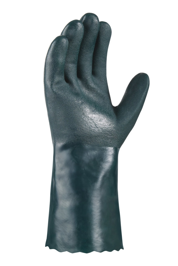 teXXor® topline Chemikalienschutz-Handschuhe PVC GRÜN 1,5