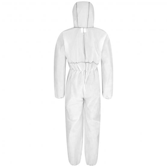 Pro-Fit® Chemikalien Schutzanzug "Braunbär" SMS Typ 5/6, weiß