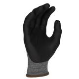 PRO FIT® Nitril Handschuhe, "Hit", Nitrilschaum, grau/schwarz