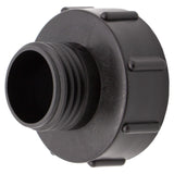 IBC Adapter (S100x8 auf S60x6), Kunststoff, schwarz