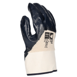 Pro-Fit® Nitril Handschuhe, "Mega", blau, 3/4 getaucht, Stulpe