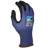 Pro-Fit® Nitril Schnittschutzhandschuh  "Pro Cut D", blau/schwarz