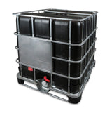 1000 L IBC Container, gebraucht gereinigt, PE/Hybrid/Stahl, schwarz, UN