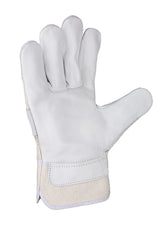 Pro-Fit® Rindvoll-/Rindspalt Leder Arbeitshandschuh, "Krabbe", natur