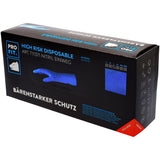 Pro-Fit® Nitril Einweghandschuhe, High Risk, 30 cm, blau, (Box á 50 Stück)