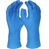 Pro-Fit® Nitril Einweghandschuhe, High Risk, 30 cm, blau, (Box á 50 Stück)