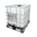 1000 L IBC Container, Hybrid-Palette, 150/50, neue Blase (rebottled), UN